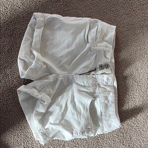 SO White Cargo Shorts Lightweight Summer Essential